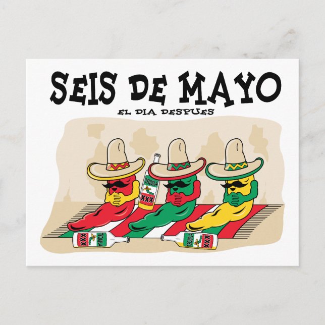 Postal Seis de mayo (Anverso)
