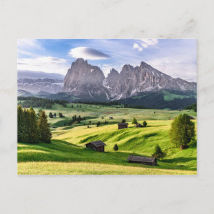 Postal Seiser Alm   Alpes Dolomitas, Italia