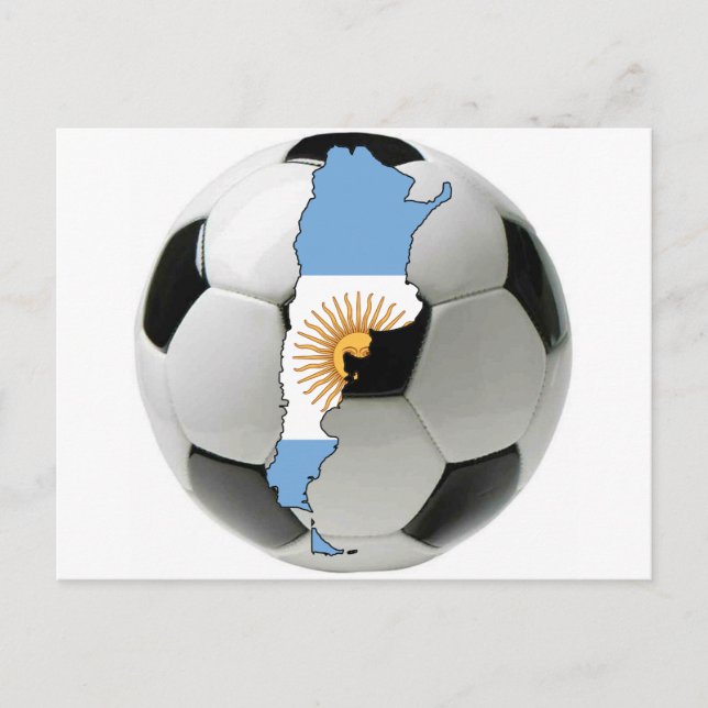 Postal Selección de Argentina (Anverso)