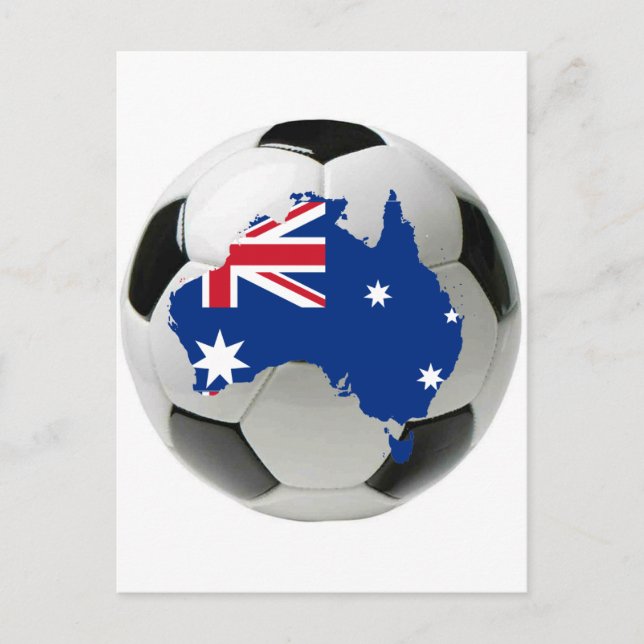 Postal Selección de Australia (Anverso)