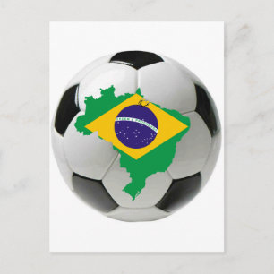 Postal Selección de Brasil