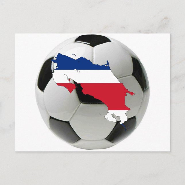 Postal Selección de Costa Rica (Anverso)