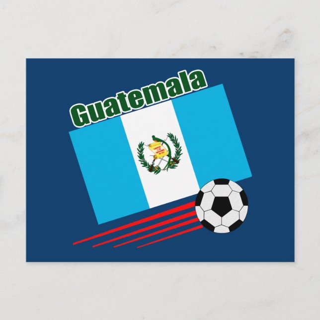 Postal Selección de fútbol de Guatemala (Anverso)