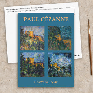 Postal Selección de obras maestras de Paul Cezanne - Chat