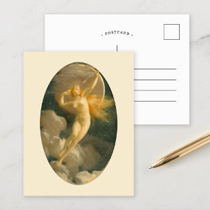 Postal Selene, Diosa de la Luna   Jules Machard