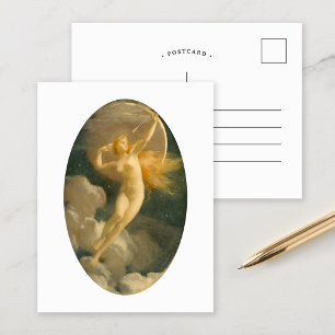 Postal Selene, Diosa de la Luna   Jules Machard