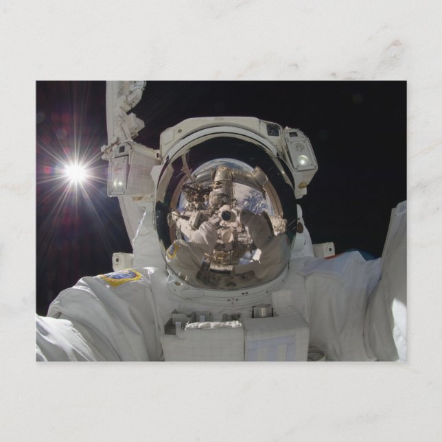 Postal Selfie II de astronauta (Anverso)