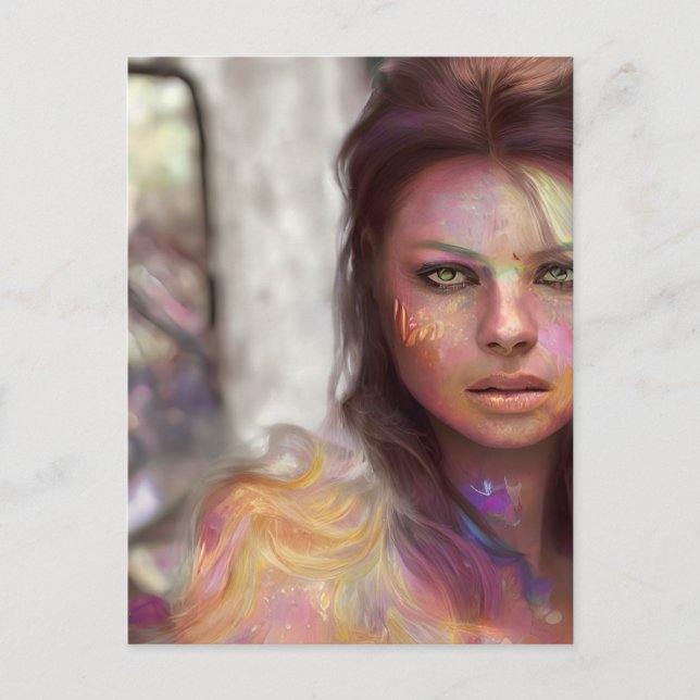 Postal Selfie Woman (Anverso)