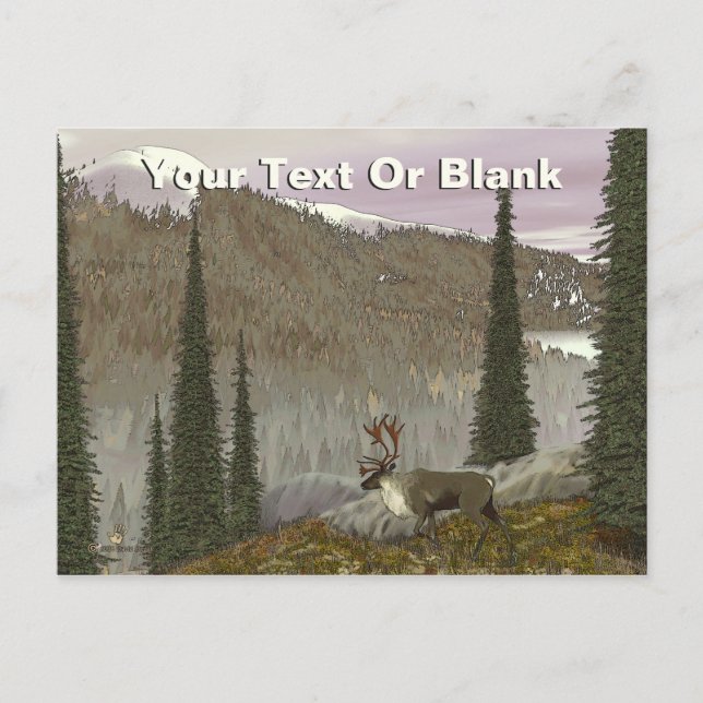 Postal Selkirk Caribou (Anverso)