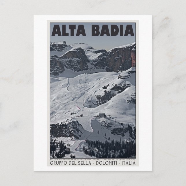 Postal Sella Ronda - Alta Badia Run 20 (Anverso)