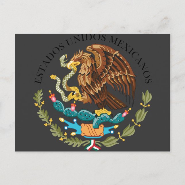 Postal Sellar el gobierno México, México (Anverso)