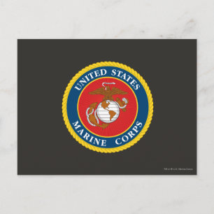 Postal Sello 1 del Cuerpo de Marines