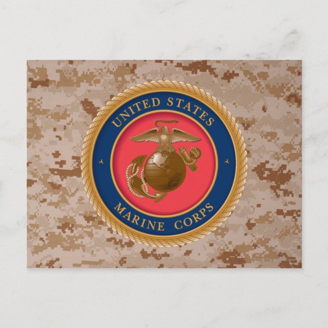 Postal Sello 2 del Cuerpo de Marines (Anverso)