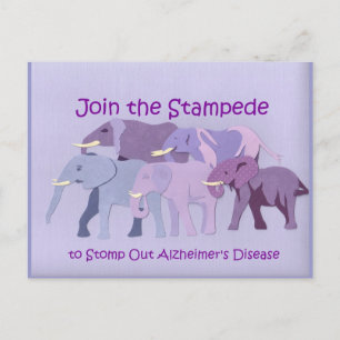 Postal Sello de Alzheimer