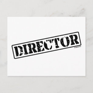 Postal Sello de director