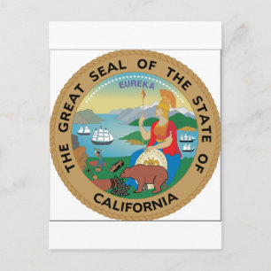 Postal Sello de estado de California