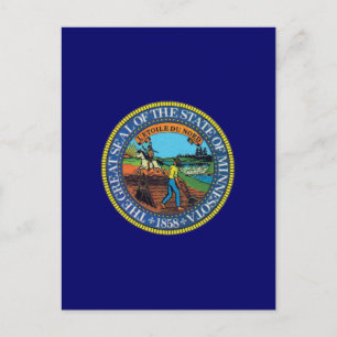 Postal Sello de estado de Minnesota