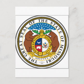 Postal Sello de estado de Misuri