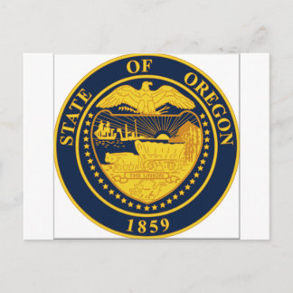 Postal Sello de estado de Oregon