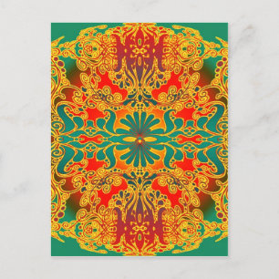 Postal sello de la mente