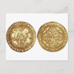 POSTAL SELLO DE LOS CABALLEROS DE LA PLANTILLA