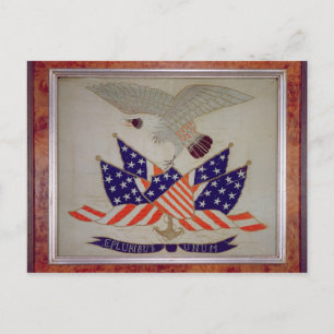 Postal Sello de los Estados Unidos de América, c.1840
