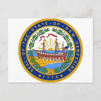 POSTAL SELLO DE NUEVA HAMPSHIRE