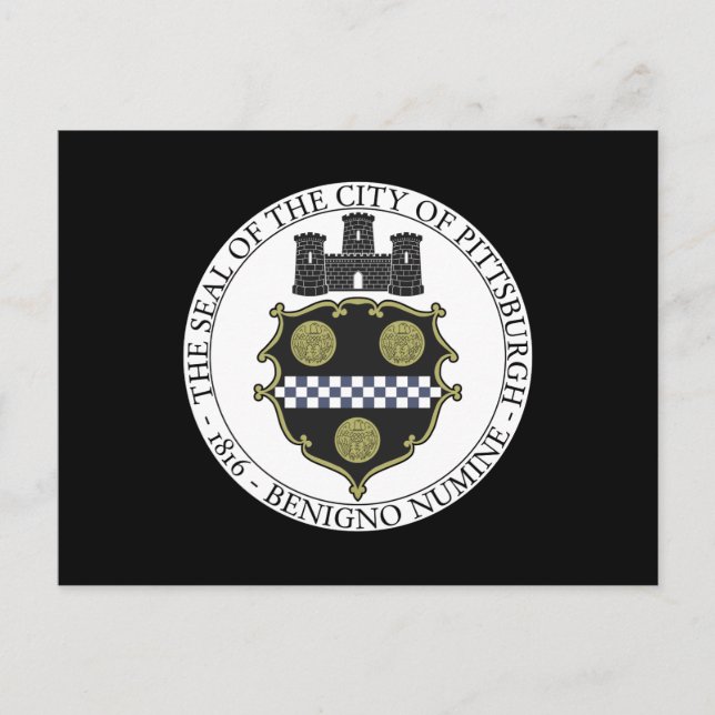 Postal Sello de Pittsburgh (Anverso)