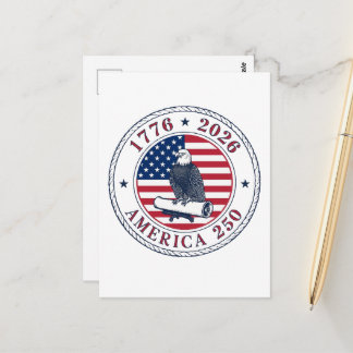 Postal Sello del Águila Conmemorativo América 250 – 1776-