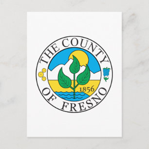 Postal Sello del condado de Fresno