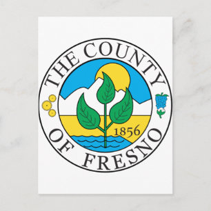 Postal Sello del condado de Fresno