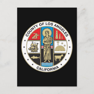 Postal Sello del condado de Los Ángeles