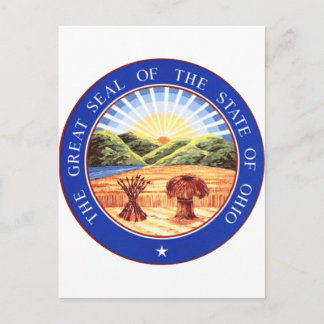 Postal Sello del Estado de Ohio