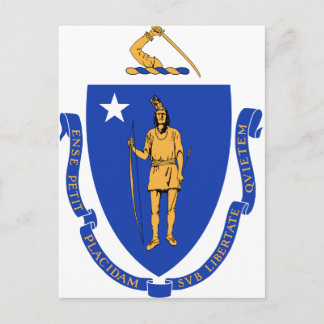 Postal Sello Estatal de Massachusetts
