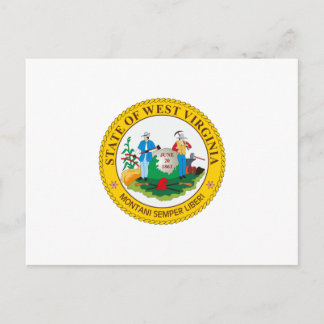 Postal Sello Estatal de Virginia Occidental
