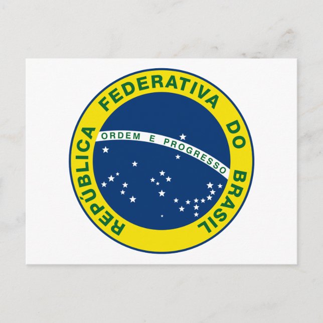 Postal Sello nacional de Brasil (Anverso)