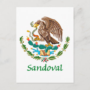 Postal Sello Nacional Sandoval