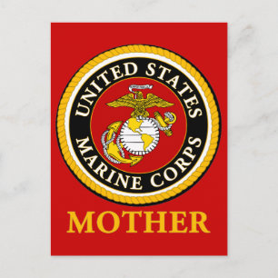 Postal Sello Oficial Marino de Estados Unidos - Madre