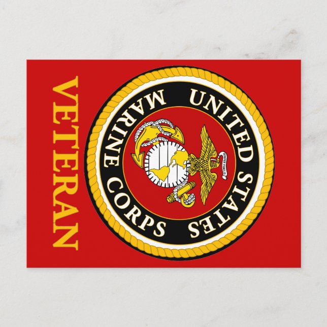 Postal Sello Oficial Marino de los Estados Unidos - Veter (Anverso)