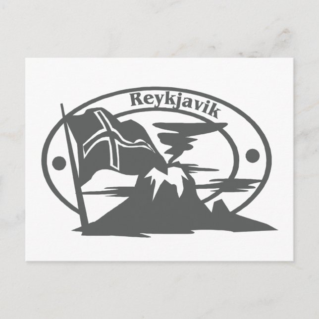 Postal Sello Reykjavik (Anverso)