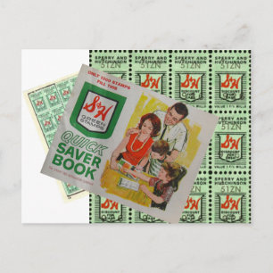 Postal Sellos verdes