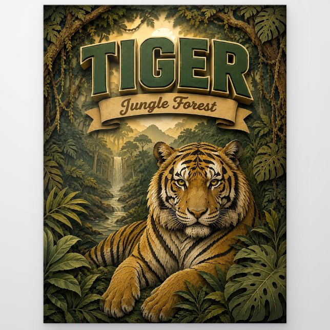 Postal Selva de tigres POPCUT (Subido por el creador)