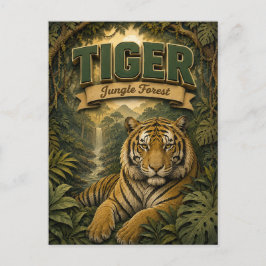 Postal Selva de tigres POPCUT