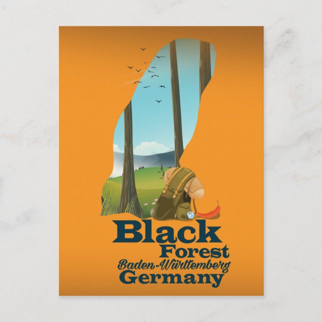 Postal Selva negra - Baden-Württemberg - Alemania (Anverso)