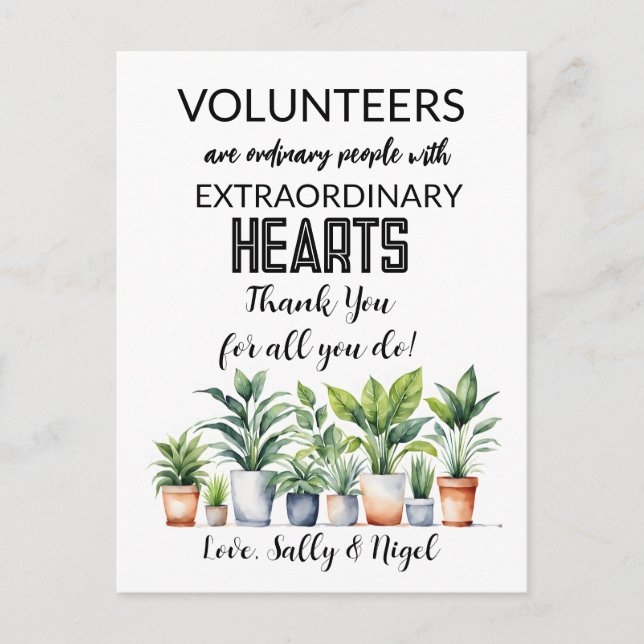 Postal semana de reconocimiento voluntario (Anverso)