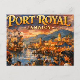 Postal Semana pirata en port royal