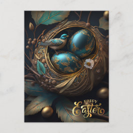 Postal Semana Santa. Huevos mágicos de Pascua
