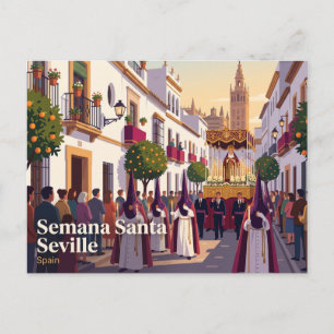 Postal Semana Santa Sevilla España