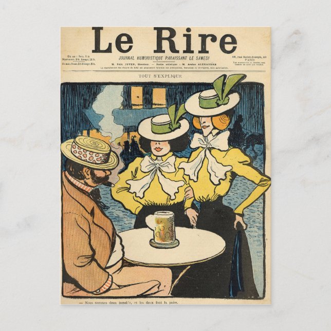 Postal Semihermanas (Anverso)