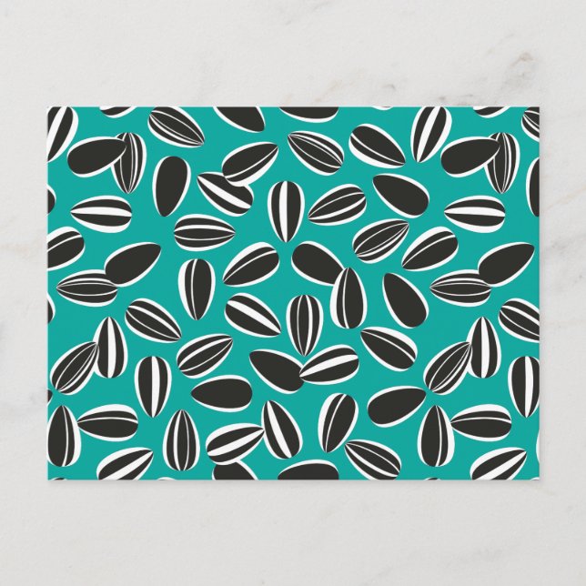 Postal Semillas de girasol (Anverso)